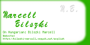 marcell bilszki business card